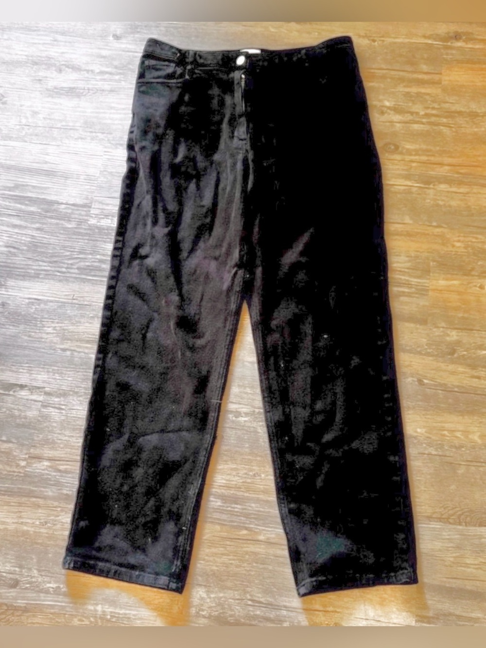 Wilfred Free Black High Waist Wide Leg Jeans Size 12
